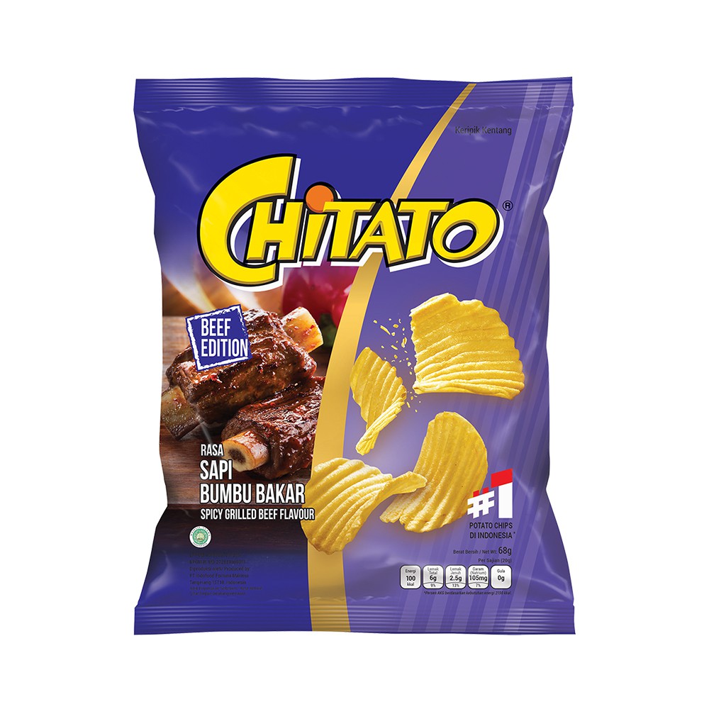 

Chitato Sapi Bumbu Bakar 68 Gr - 3 Pcs Promo Snack