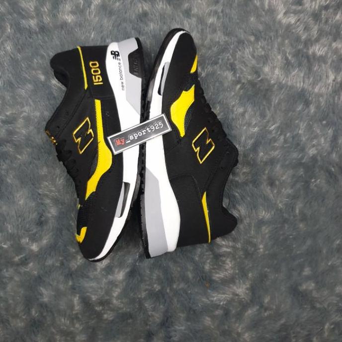 ☈ NEW BALANCE M1500 BLACK YELLOW ★