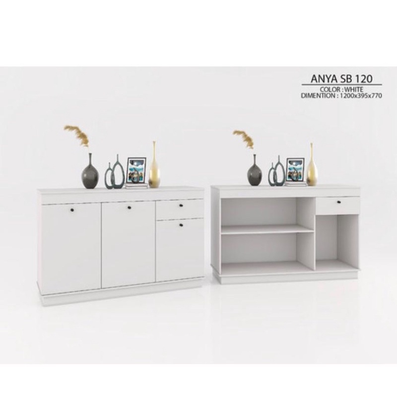 Buffet tv buffet samping murah makassar