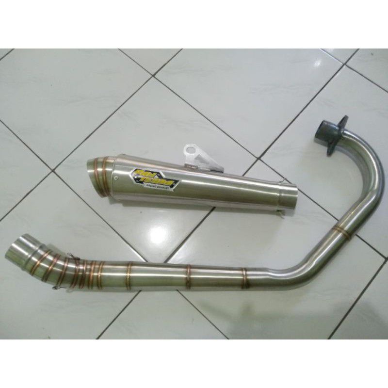 knalpot Racing fantera Sarteng leher paten all motor sport Megapro Tiger cb