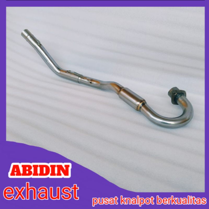 Pipa leher knalpot CRF 230 CBU - Honda CRF 230 full bending rol stainless