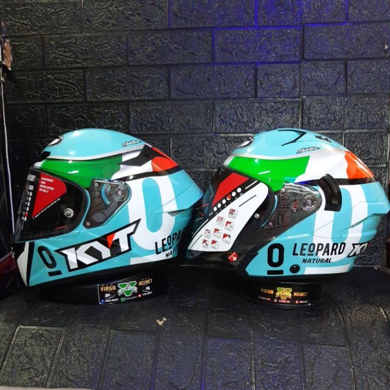 HELM KYT TT COURSE MOTIF DALAPORTA COUPLE+KYT  NFJ
