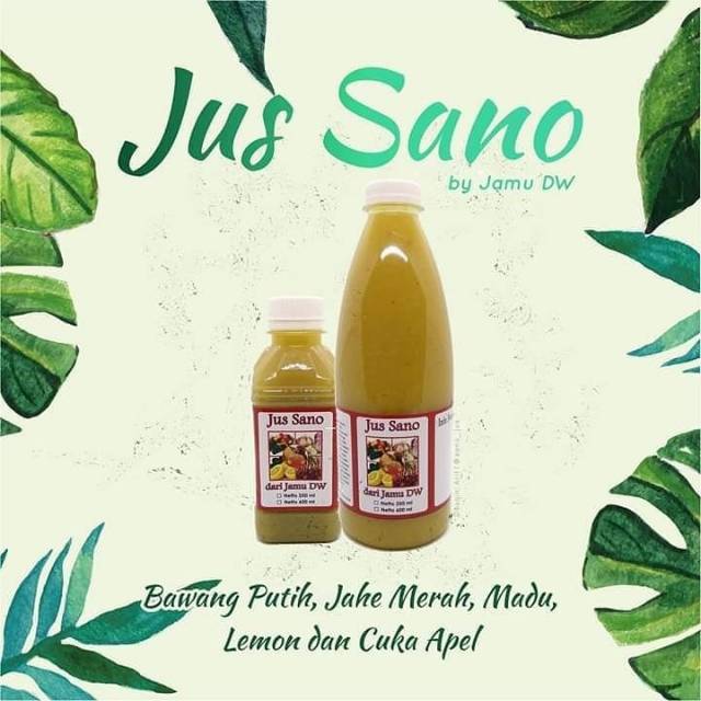 Jus sano Dw/ Jus Diet Sehat/ obat keram/ obat kolestrol/ lemak / vitamin C