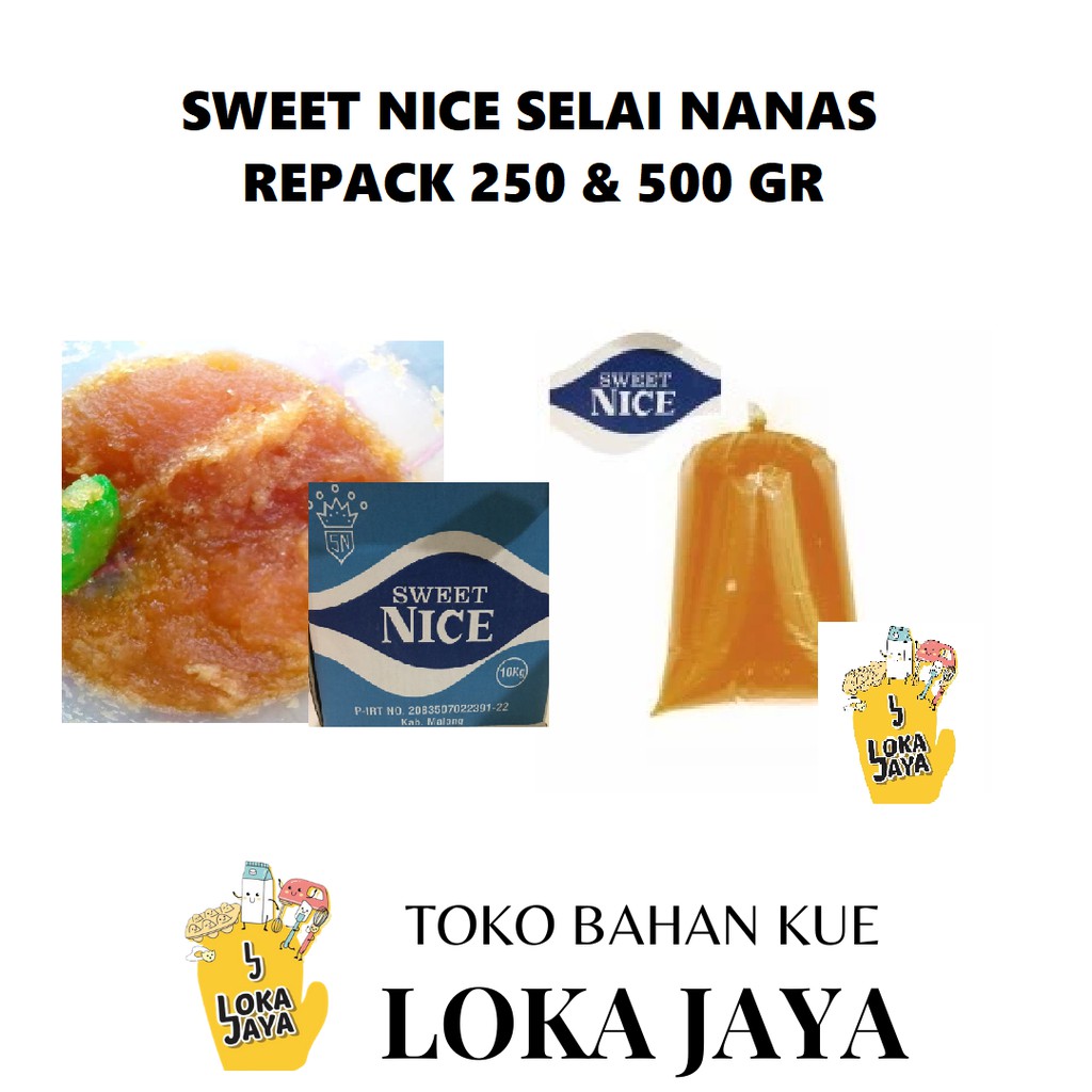 

SWEET NICE SELAI NANAS REPACK 250 & 500 GR