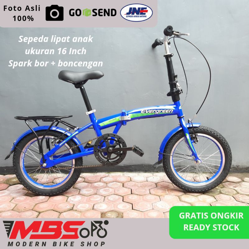 Sepeda Lipat Anak Remaja 16 Inch Totoron Evergreen Family Murah Terbaru Laki Wanita Cowok Cewek Shopee Indonesia