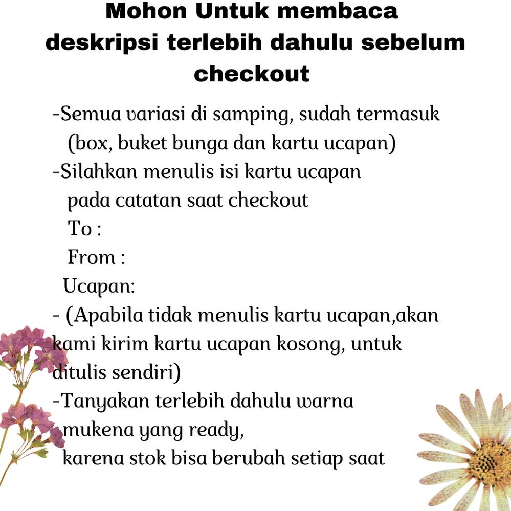 [KODE TKKGB] Hampers Mukena / Hampers Hijab / Mukena Travel / Mukena Renda / Hampers Buket bunga