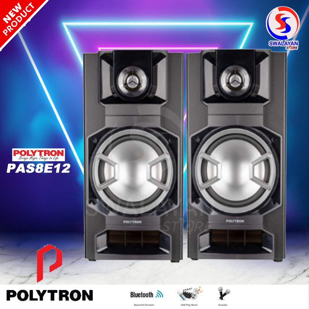 TERBARU SPEAKER POLYTRON 8E12