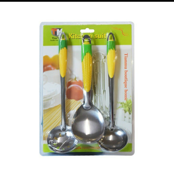 Kenmaster Peralatan Dapur Set / Kitchen Suit Set 3 Pcs (k645)