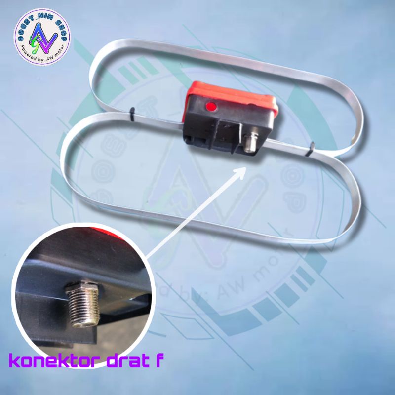 DRIVEN dipole..  double folded antena UHF DIGITAL +balun