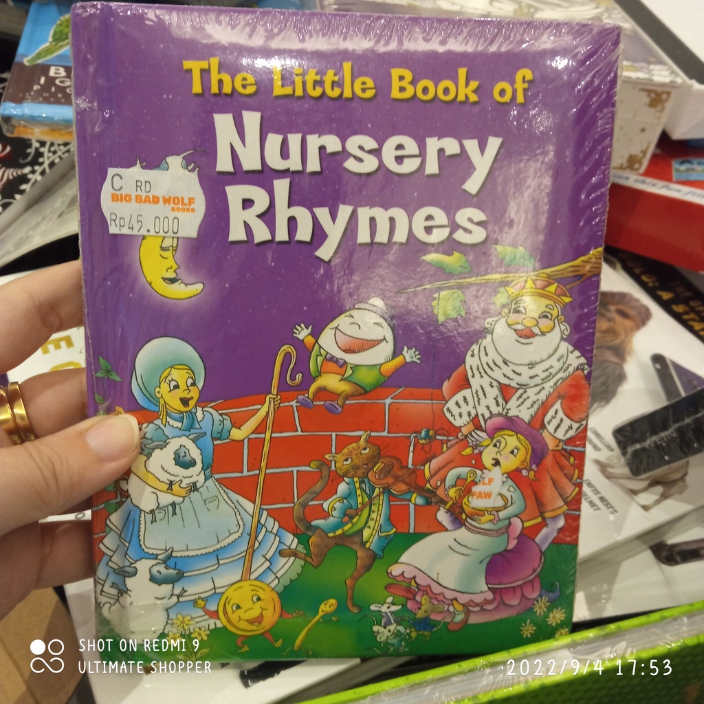 THE LITTLE BOOK OF NURSERY RHYMES  BBW BIG BAD WOLF BOOK SALE VIRAL BEST SELLER PROMO BOX KIT SET PO