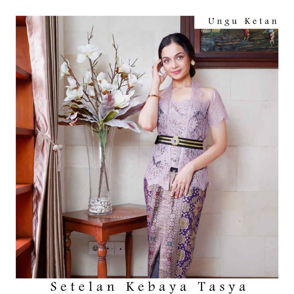 setelan kebaya bali brokat rang rang modifikasi tasya kebaya modern wisuda pesta-3