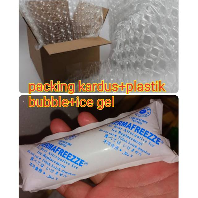 

Ice pack gel +sterofoam untuk Packing tambahan luar kota dan luar pulau