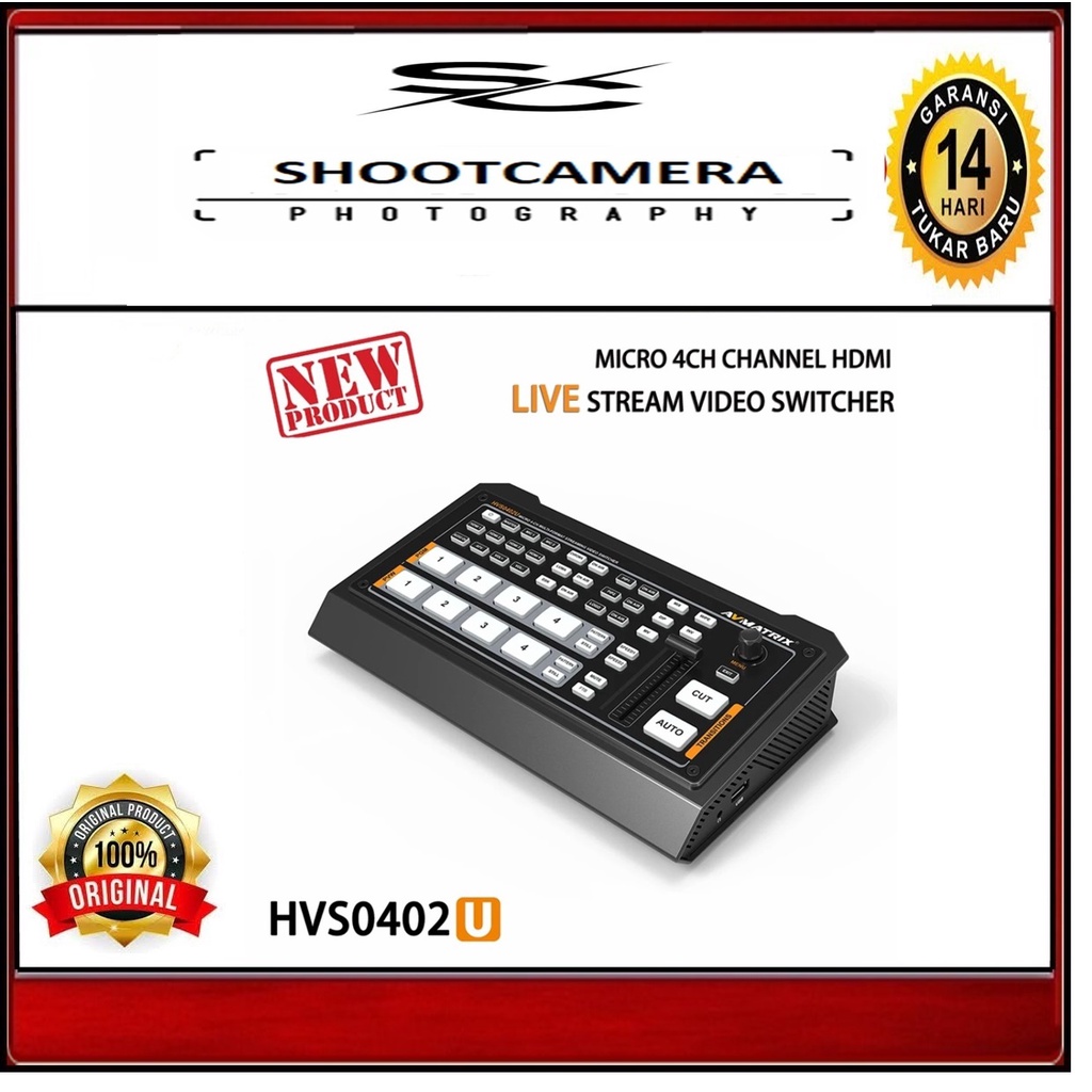 AVMATRIX HVS0402U SWITCHER 4 CHANNEL MICRO HDMI