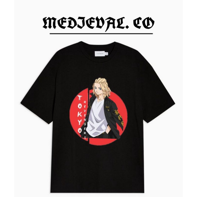 KAOS ANIME TOKYO REVENGERS MIKEY MANJIRO SANO / TSHIRT DISTRO / PRIA / HITAM / WANITA / WIBU / JAPAN