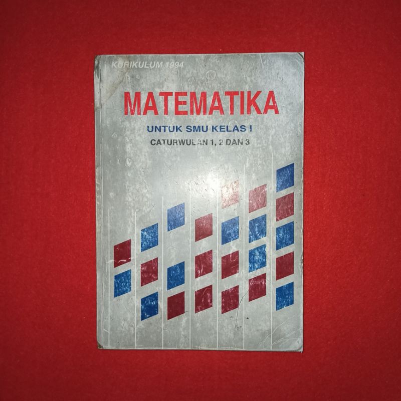 buku lawas pelajaran matematika SMA kelas 1