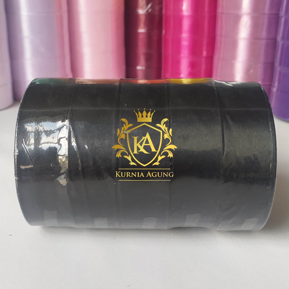 Pita Satin Eagle impor Taiwan Ukuran 2.5cm / 1 Inch souvenir kado murah Dijual Per Roll