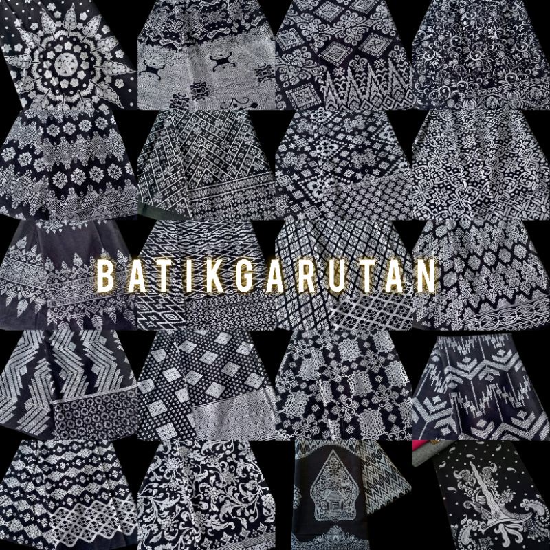 Kain batik Prada silver perak / batik Prada kain meteran kamen