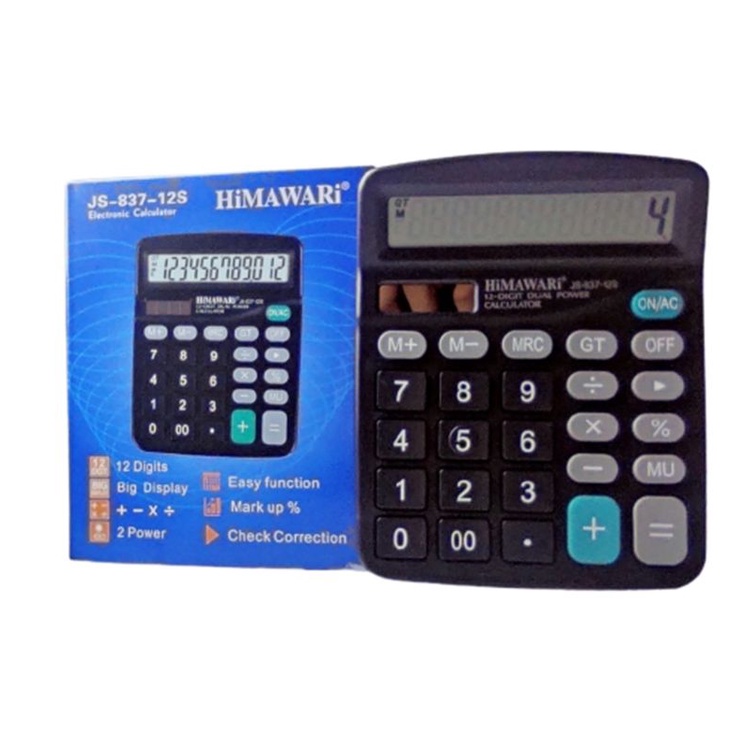 Kalkulator Himawari JS-837 12 Digit