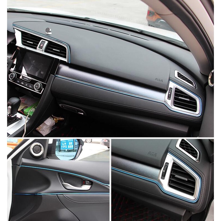 5 Meter List Dashboard Trim Mobil Interior Dekorasi Lis Moulding Strip Dengan Scraper Trim Dekorasi interior Mobil Strip DIY
