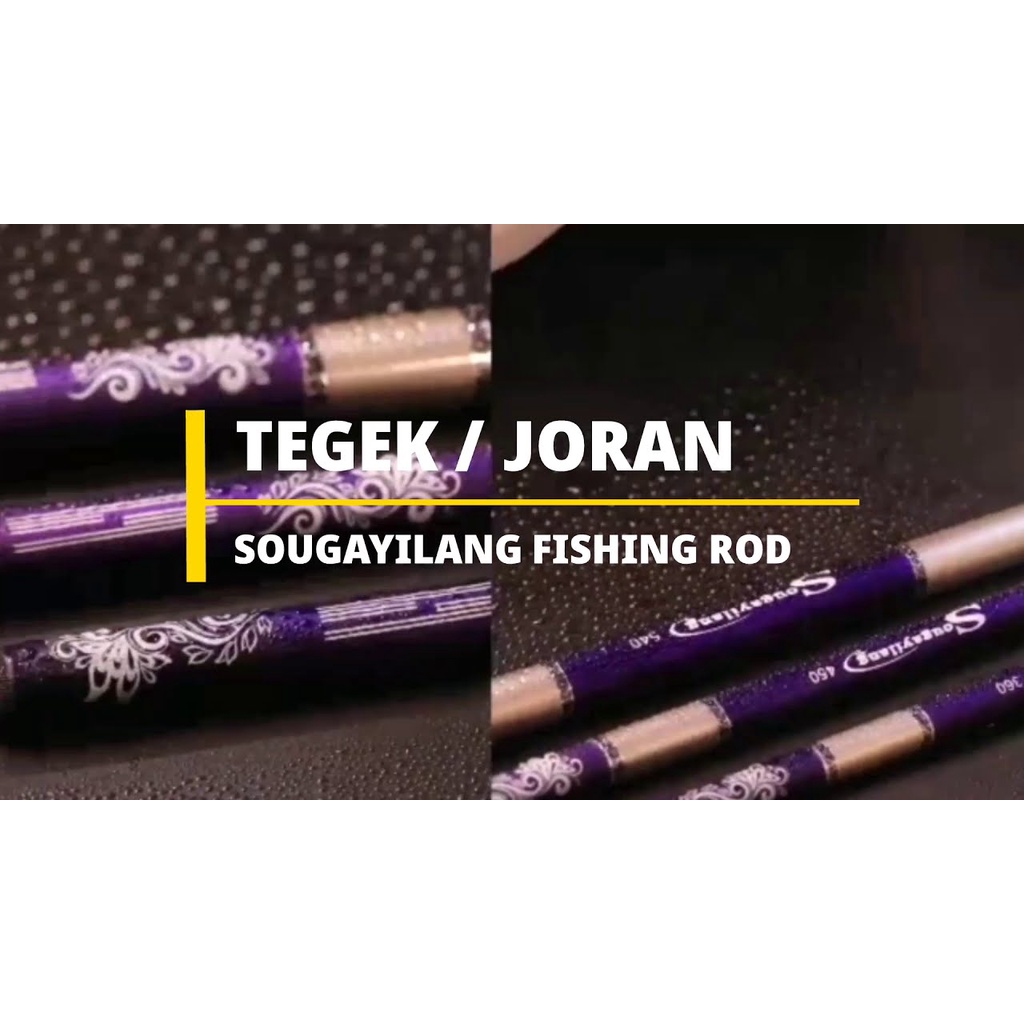 Joran Tegek Merk Sougayilang Free Leader Siap Pakai - 270