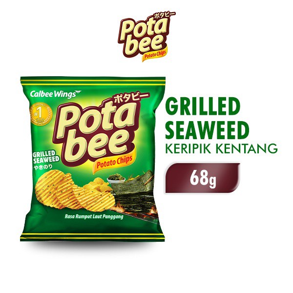 

Potabee Keripik Kentang Grilled Seaweed 68 gr