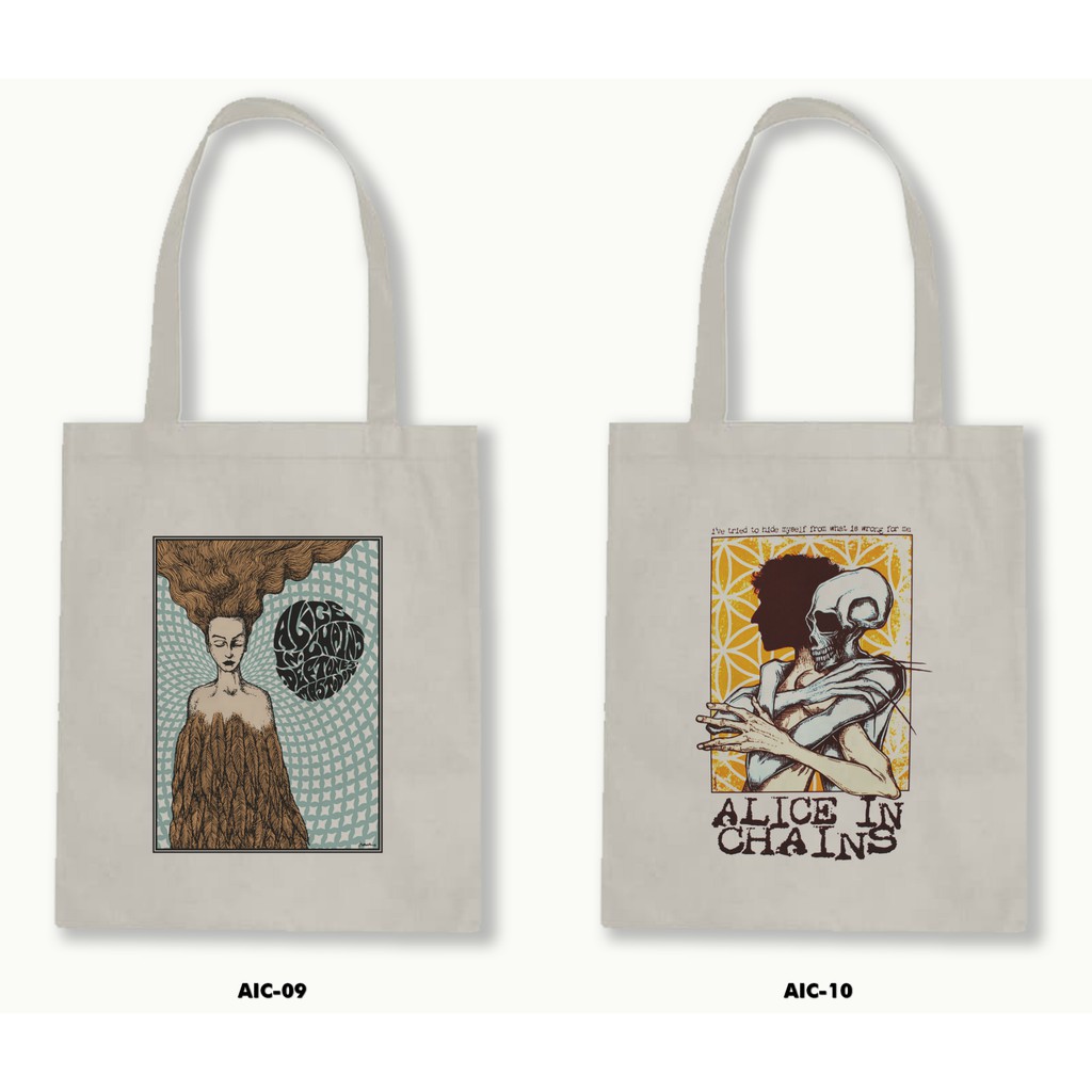 TOTE BAG BLACU - ALICE IN CHAINS