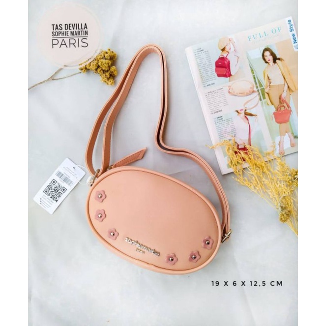 TAS SELEMPANG WANITA TAS KERJA SOPHIE MARTIN PARIS PROMO TERBARU DEVILLA SHOPIE MARTIN SLING BAG