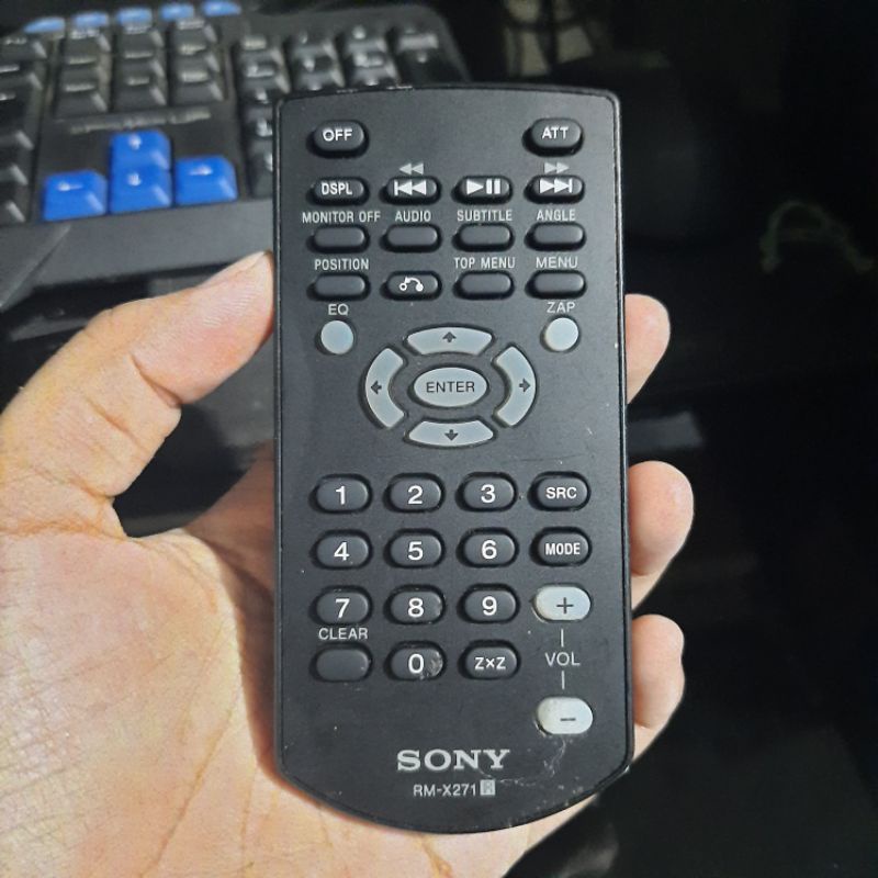 REMOTE REMOT DVD TAPE SONY RM-X271 ORIGINAL ASLI