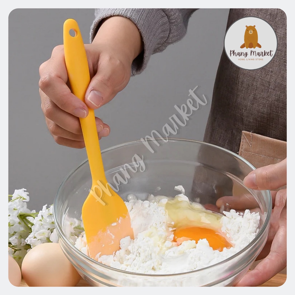 Kitchen Utensil Spatula Silikon Sillikon Silicone Silicon Alat Masak Baking Bake Tahan Panas Food Grade