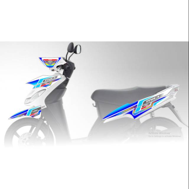 Stiker List Striping Mio SportySemifull Body/Striping Variasi Mio Sporty/Stiker Racing Mio Sporty