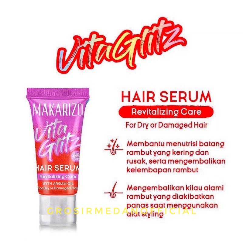 MAKARIZO VITAGLITZ HAIR STRENGTH BOOSTER - RAMBUT KUAT, HALUS DAN BERKILAU