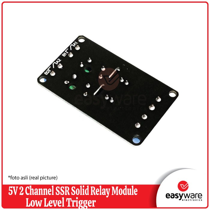 5V 2 Channel SSR Solid State Relay module high or low level trigger