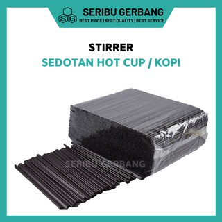 50PCS SEDOTAN HOT CUP STIRRER STIRER KOPI STRAW PIPIH MINUMAN PANAS