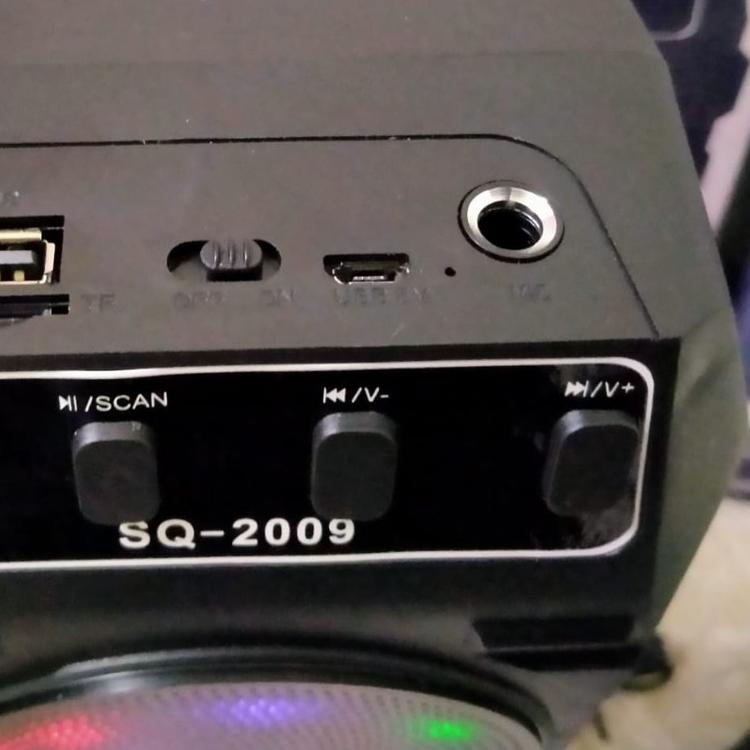 ☉ Speaker Bluetooth SQ 2009 speaker Bluetooth + mic karaoke SQ 2009 ➺