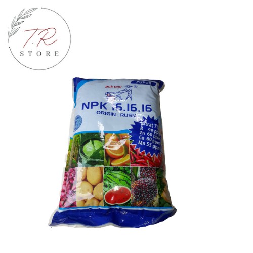 Pupuk NPK 16-16-16 Origin Rusia – 1 Kg