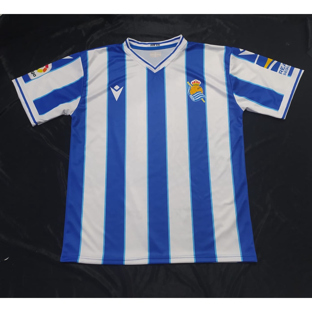 NEWWW JERSEY REAL SOCIEDAD 2022 - FULL PRINTING - FREE NAME SET BEBAS