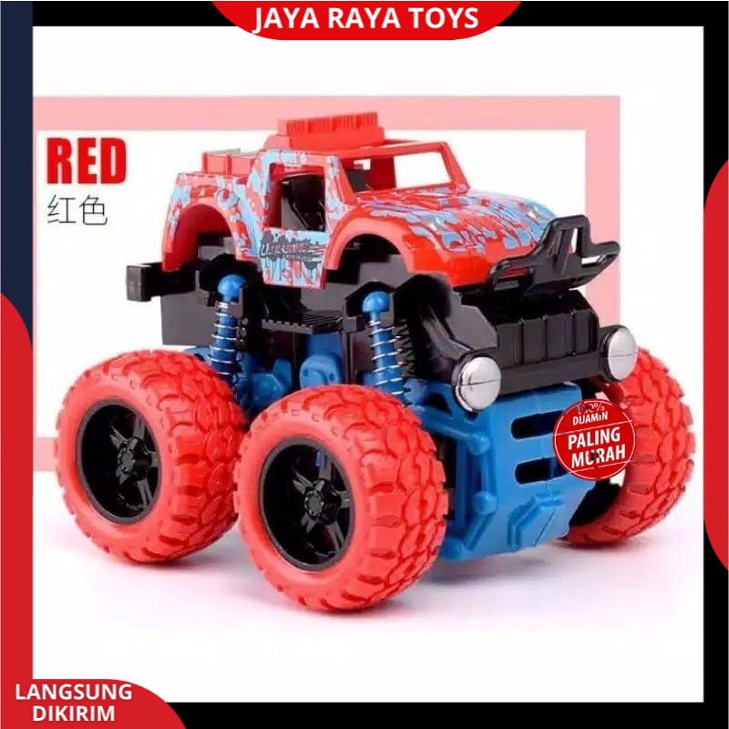 Mainan Mobil Monster Truck Monster Zap dan Mainan Anak Bayi Tekan Mainan Bentuk Bebek Sepeda Motor Terbaru Murah