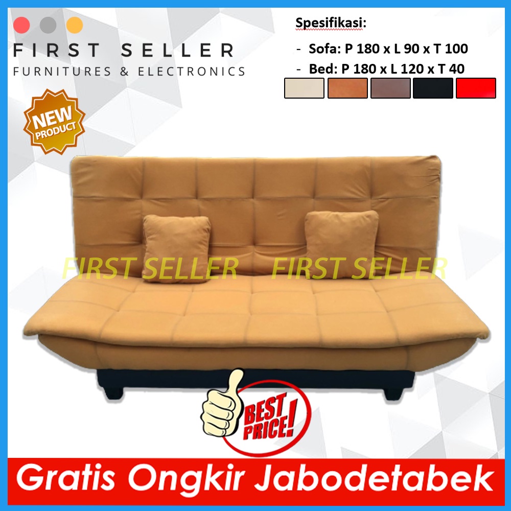 [ FREE ONGKIR ] SOFABED FLUSH TOP / SOFA BED PILLOW TOP AMARILIS SUPER NYAMAN MINIMALIS