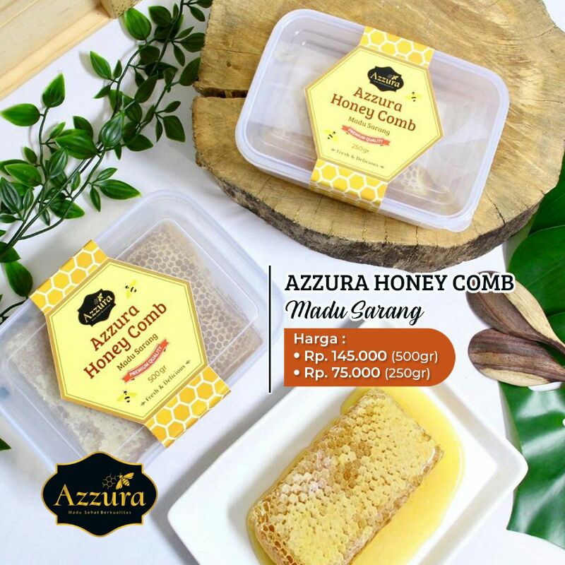 

Madu Azzura Sarang - Madu Sarang 500gram & 250gram