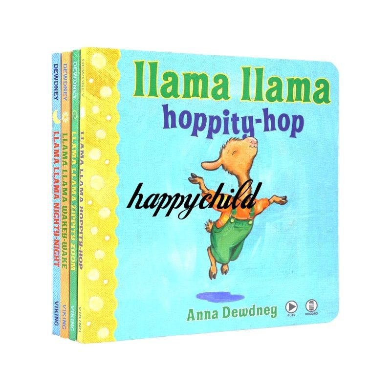 sing along Original llama llama 4 books behaviour/board buku/dari America/buku import/happychild