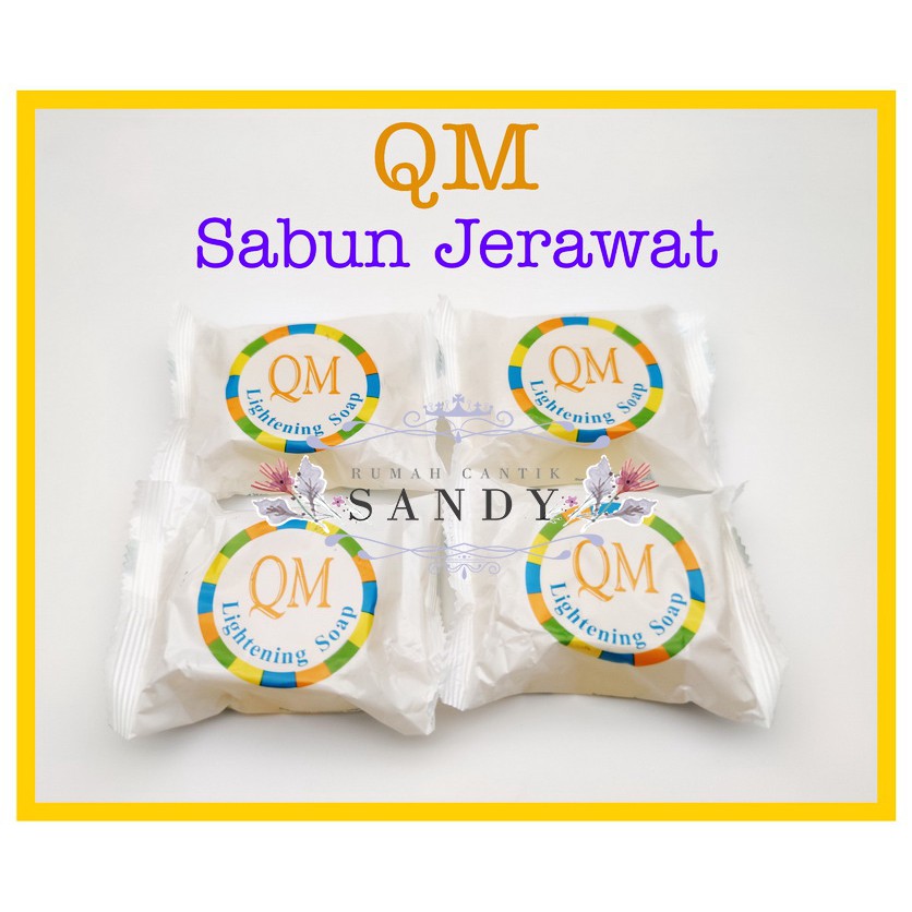 SABUN QM LIGHTENING SOAP ~ SABUN MEMUTIHKAN &amp; MENCERAHKAN KULIT WAJAH