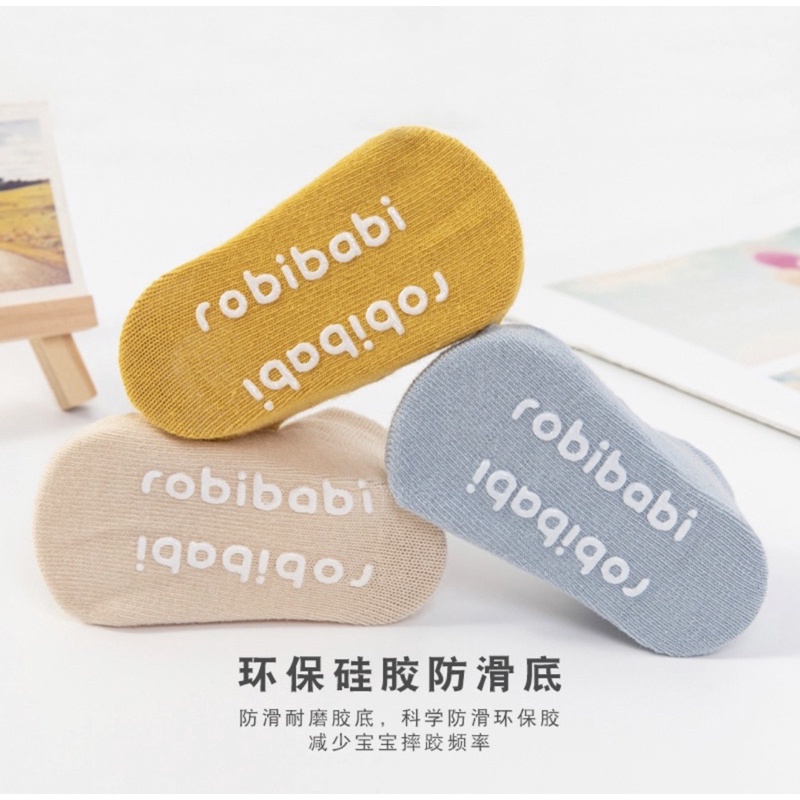 Kaos Kaki Pendek Anak Bayi Unisex Antislip Animal Smiley / Baby Socks