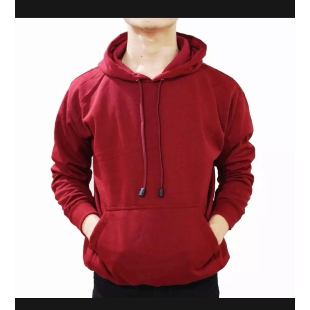 Amspro Sweater polos pria hoodie pria hoodie fleece polos sweater pria