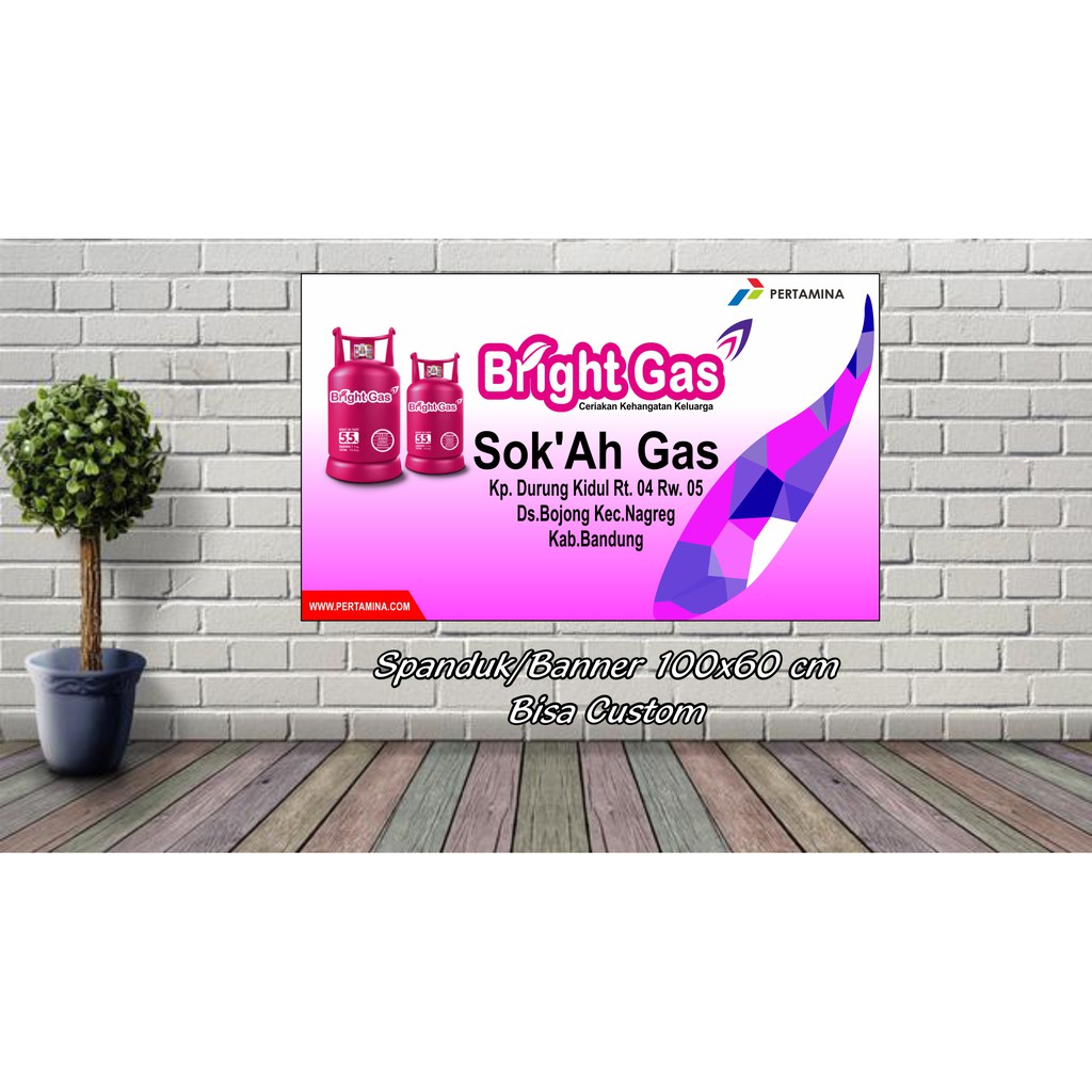 Spanduk, Banner  100x60cm