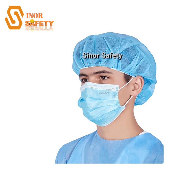 Masker Kain BIRU Anti Debu Penutup Mulut Rumah sakit Dokter