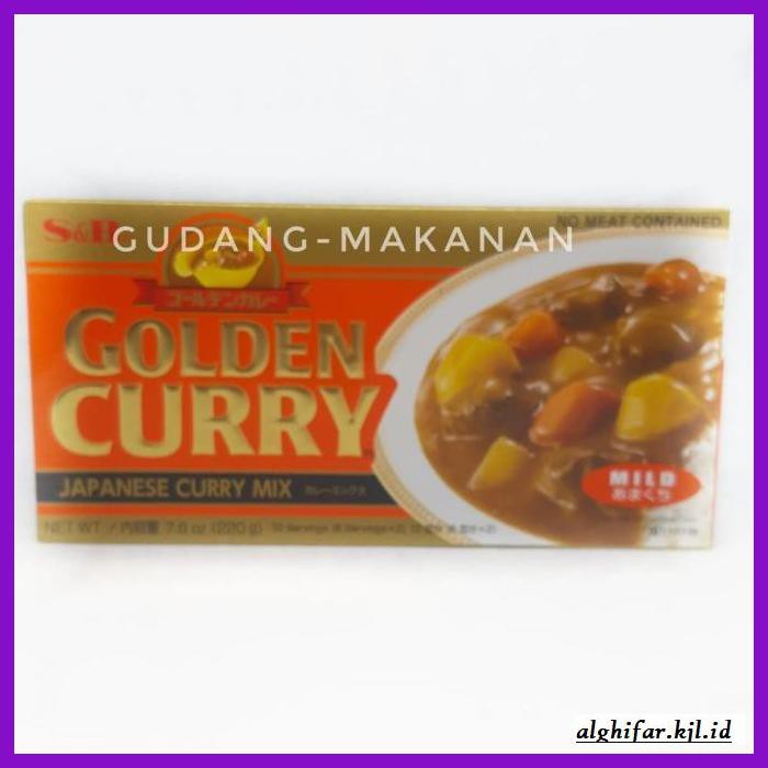 

gnidderdsaus- s&b golden curry 220 gr - mild -asliiiiii.