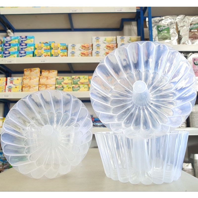 Cetakan 802 Agar / Cetakan Puding Polkadot 15,5Cm Plastik / Cetakan Agar Agar Polkadot 15,5Cm (Diame