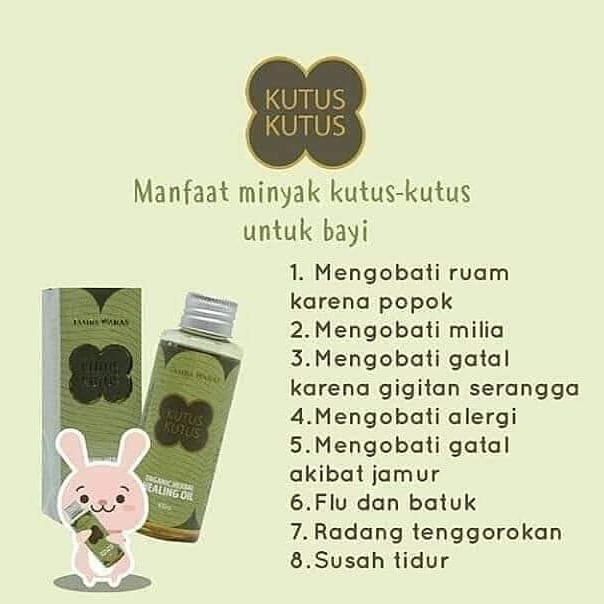 44 Minyak KUTUS KUTUS Organic Healing Oil 100ml - Tamba Waras