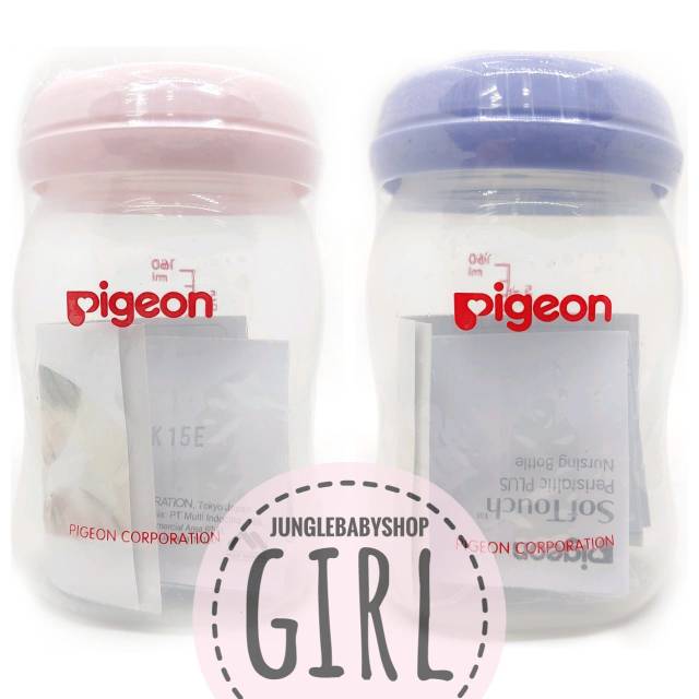 PIGEON Botol Susu 160 ml PERISTALTIC PLUS Wide Neck 1pc