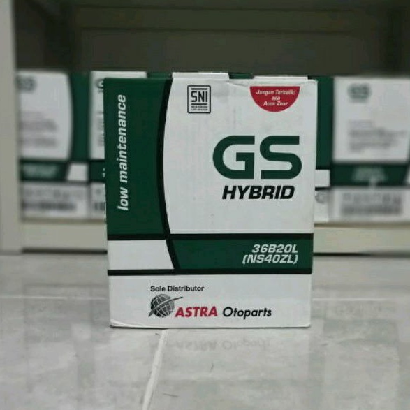 Aki Mobil Nissan Grand Livina NS40ZL GS Astra Hybrid (Aki Basah)